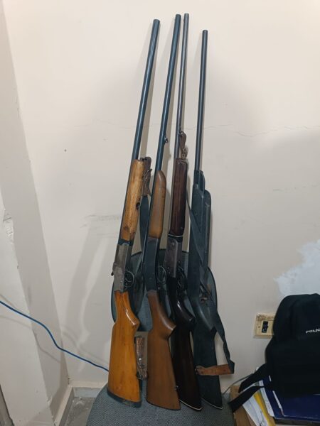 Operação apreendeu quatro armas no RN — Foto: Polícia Civil/Divulgação