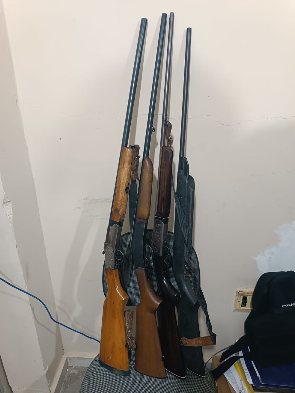 Operação apreendeu quatro armas no RN — Foto: Polícia Civil/Divulgação