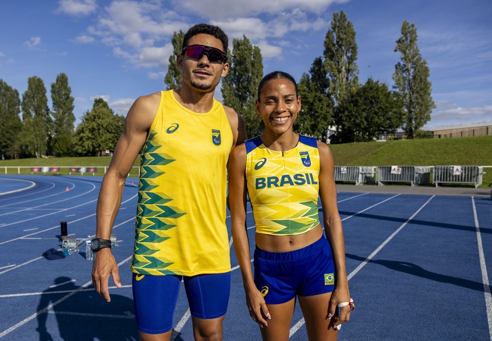 Clara Daniele e Efraim Andrade correrão juntos nos Jogos Paralímpicos Paris 2024 — Foto: Alessandra Cabral/CPB