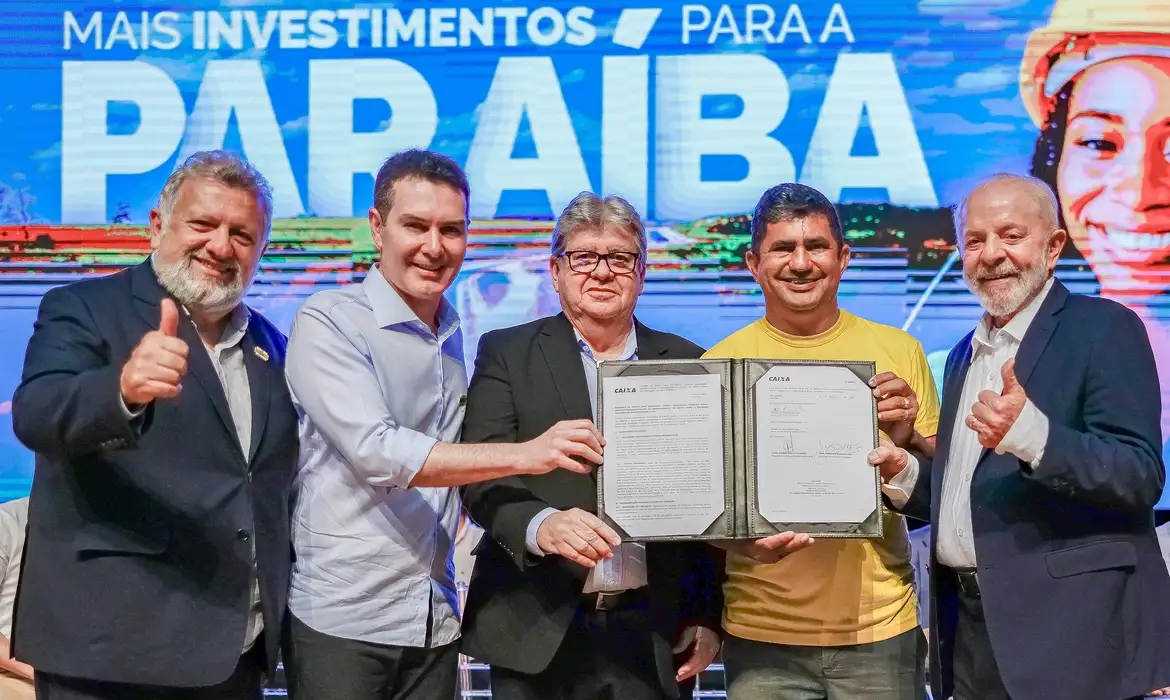 Riachão do Poço (PB), 30.08.2024 - Presidente da República, Luiz Inácio Lula da Silva, durante cerimônia de inauguração do Lote 2 da Vertente Litorânea Paraibana – Canal Acauã-Araçagi. Foto: Ricardo Stuckert/PR