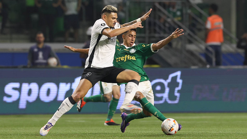 O Palmeiras arrancou empate após sair atrás no placar, mas está fora da Libertadores. Foto: Cesar Greco/Palmeiras