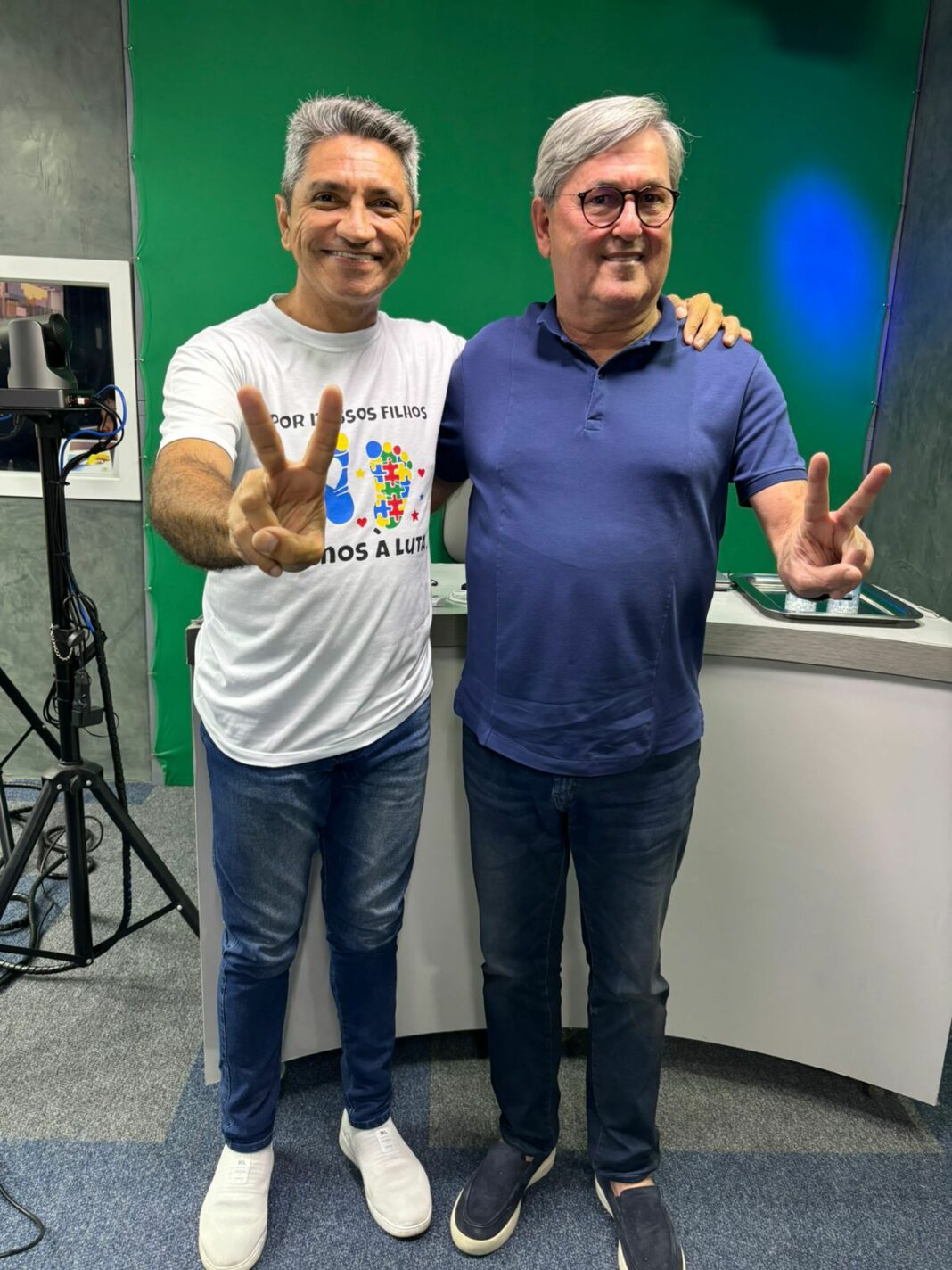 Salatiel e Tomba Farias. Foto: Divulgação