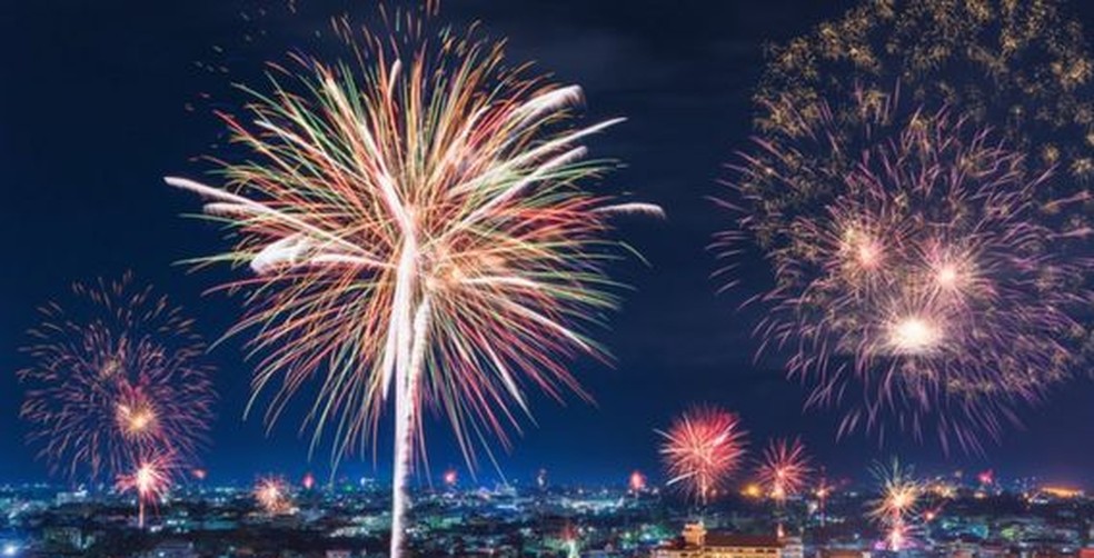 Fogos de artifício — Foto: Getty Images via BBC