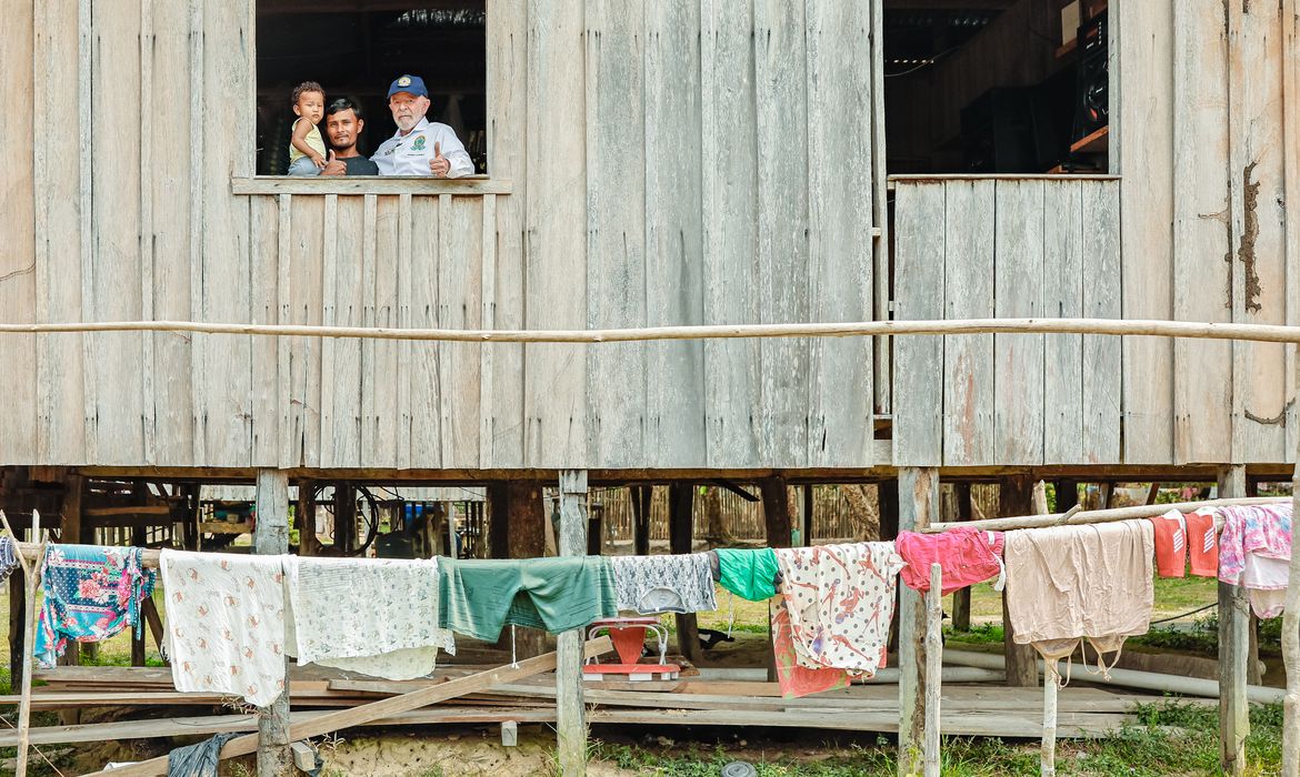 Tefé (AM), 10/09/2024 - Presidente da República, Luiz Inácio Lula da Silva, durante visita a Comunidade de Campo Novo (AM). Foto: Ricardo Stuckert/PR
