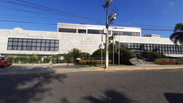 Fachada do Palácio José Augusto, sede da ALRN — Foto: Sérgio Henrique Santos/Inter TV Cabugi