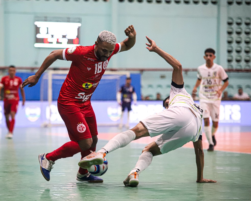 Apodi Futsal e América-RN empatam por 1 a 1 em jogo de ida das quartas de final — Foto: João Gabriel/América FC