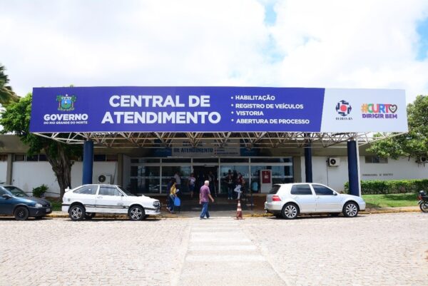 Central de Atendimento ao Detran em Natal RN — Foto: Divulgação