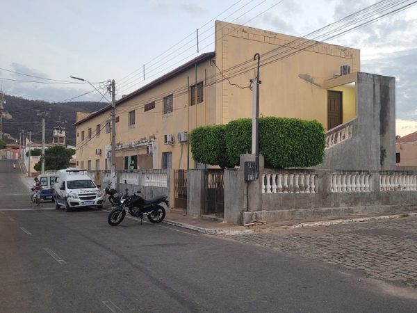 Prefeitura da cidade de João Dias (RN), no interior do Rio Grande do Norte — Foto: Flávio Soares/Inter TV Costa Branca