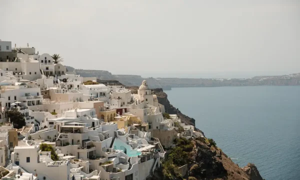 GREECE - SANTORINI - TOURISM - THIRA VIEW