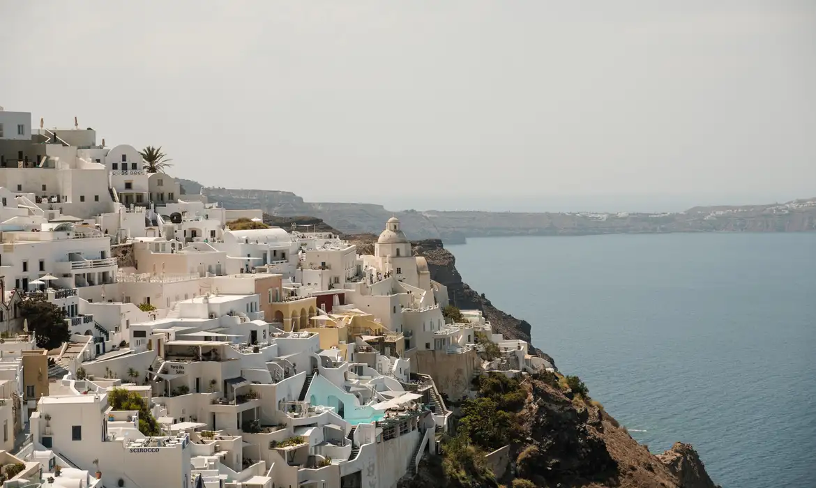 GREECE - SANTORINI - TOURISM - THIRA VIEW