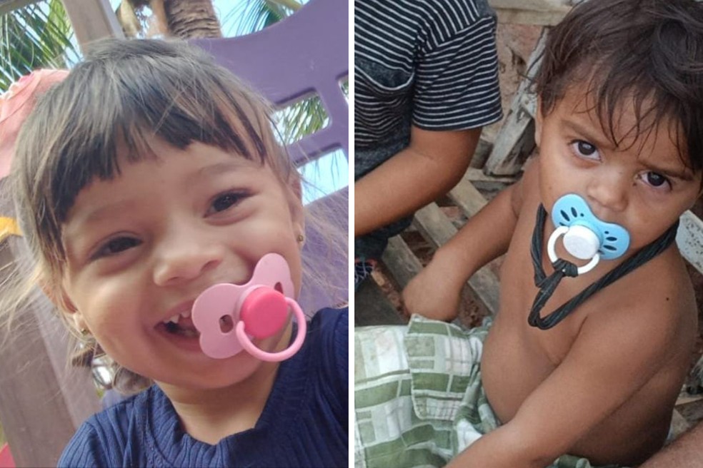 Vítimas eram primos e brincavam no quintal pouco antes de caírem na cisterna. — Foto: Arquivo Pessoal