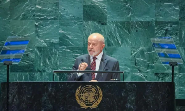 22.09.2024 - Nova York - Estados Unidos.
Presidente da República, Luiz Inácio Lula da Silva, durante a Sessão de Abertura da Cúpula do Futuro, no Salão da Assembleia Geral, da Sede das Nações Unidas (ONU).
Foto: Ricardo Stuckert / PR