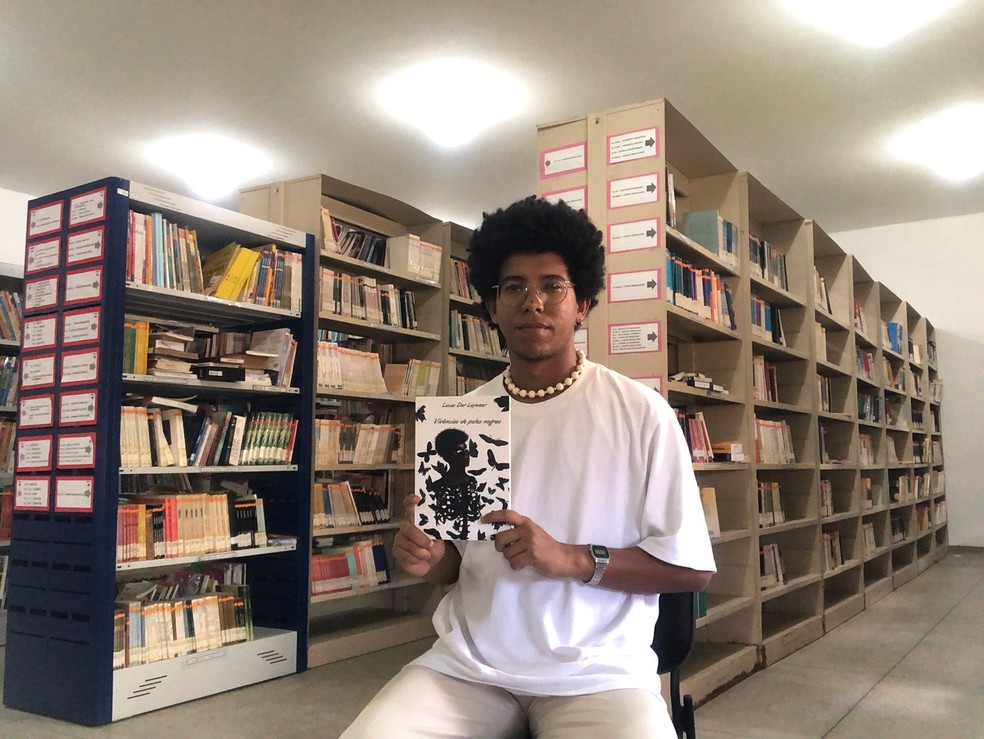 Lucas Der Leyweer, autor de “Vivências de peles negras” — Foto: Divulgação