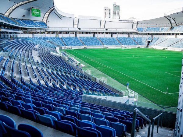 Arena das Dunas sedia a final entre América-RN e Força e Luz — Foto: Kauan Ferreira / FC Atlético