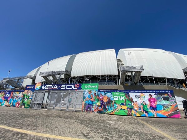 Arena das Dunas, Meia Maratona do Sol — Foto: Augusto César Gomes