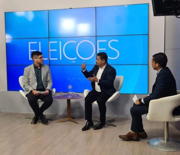 Eraldo (PT) participa de entrevista no Bom Dia RN — Foto: Fernanda Zauli