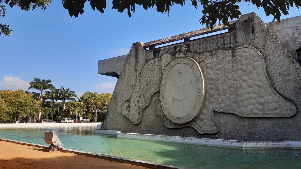 Reitoria da Universidade Federal do Rio Grande do Norte. — Foto: Sérgio Henrique Santos/Inter TV Cabugi