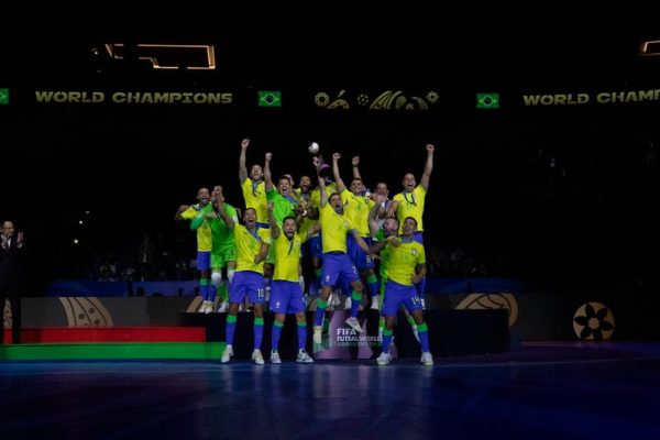 06.10.2024 - Brasil x Argentina - Final - Copa do Mundo de Futsal Foto: Leto Ribas/CBF