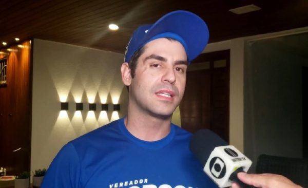 Robson Carvalho (União Brasil), vereador mais votado em Natal — Foto: Inter TV Cabugi/Reprodução