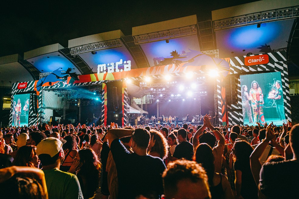 Margareth Menezes animou o público no festival Mada 2023. — Foto: Foto: Luana Tayze