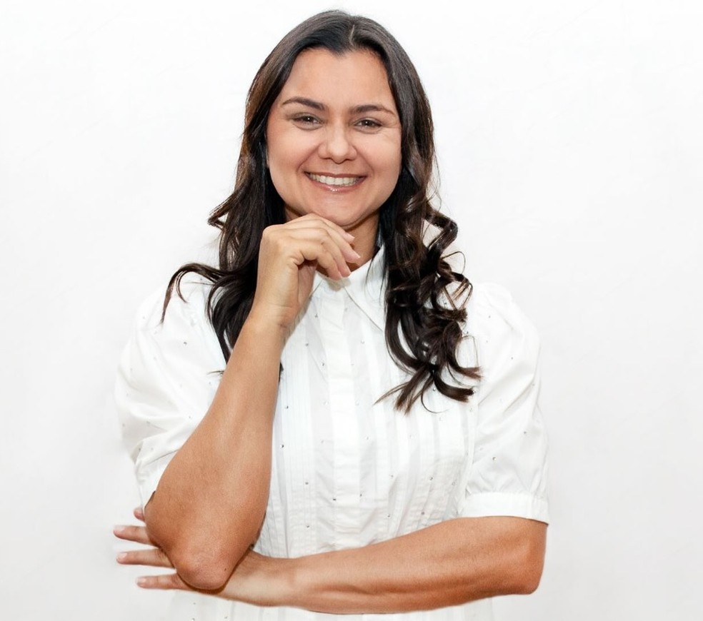 Fatinha de Marcelo foi definida como candidata após o marido ser assassinado — Foto: Redes Sociais